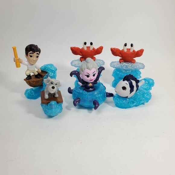 Disney Little Mermaid Ursula Action Figure lot- McDonald's Happy Meal toy - Picture 1 of 5